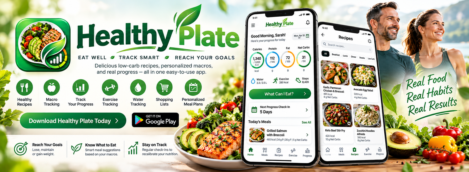 Healthy Plate — gut essen, klug erfassen, Ziele erreichen