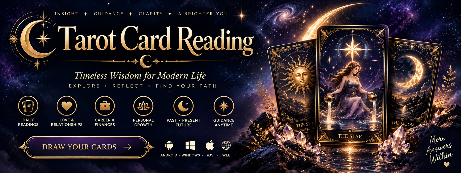 Stellar Tarot — Tarot Card Reading, Timeless Wisdom for Modern Life