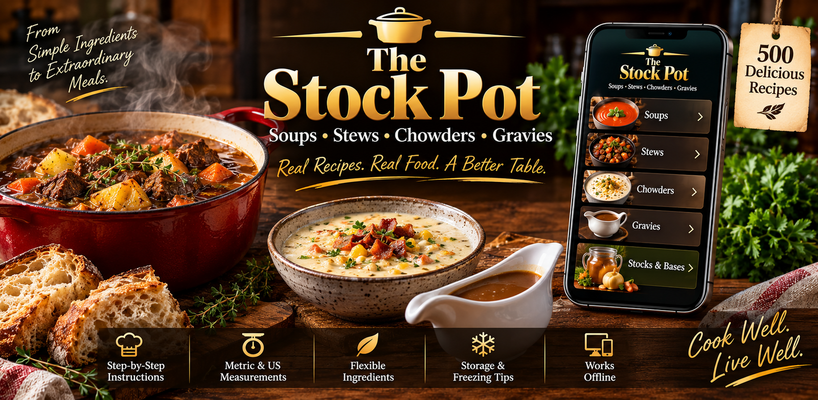 The Stock Pot — Real Recipes. Real Food. A Better Table.