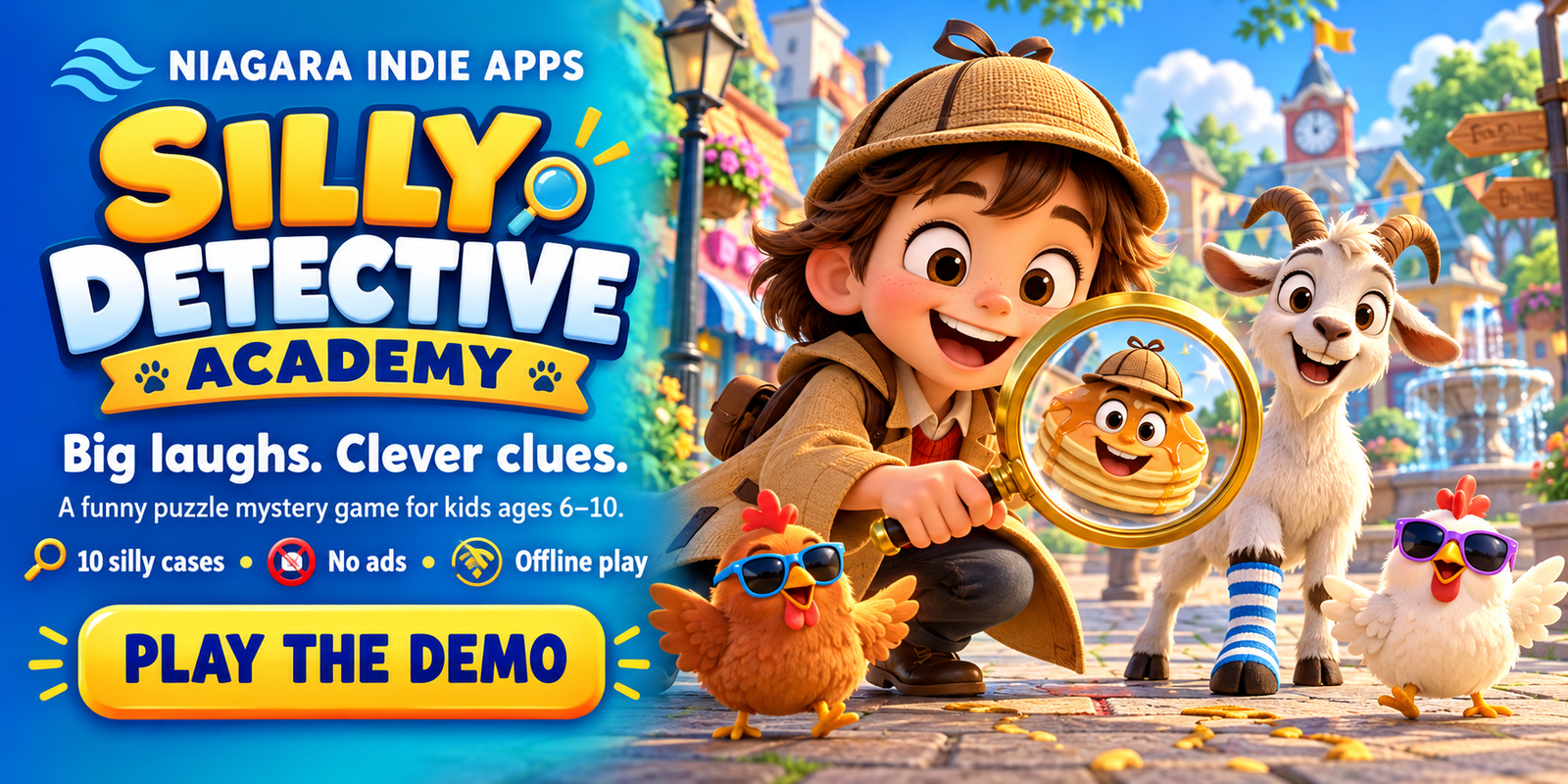 Silly Detective Academy のフィーチャーグラフィック